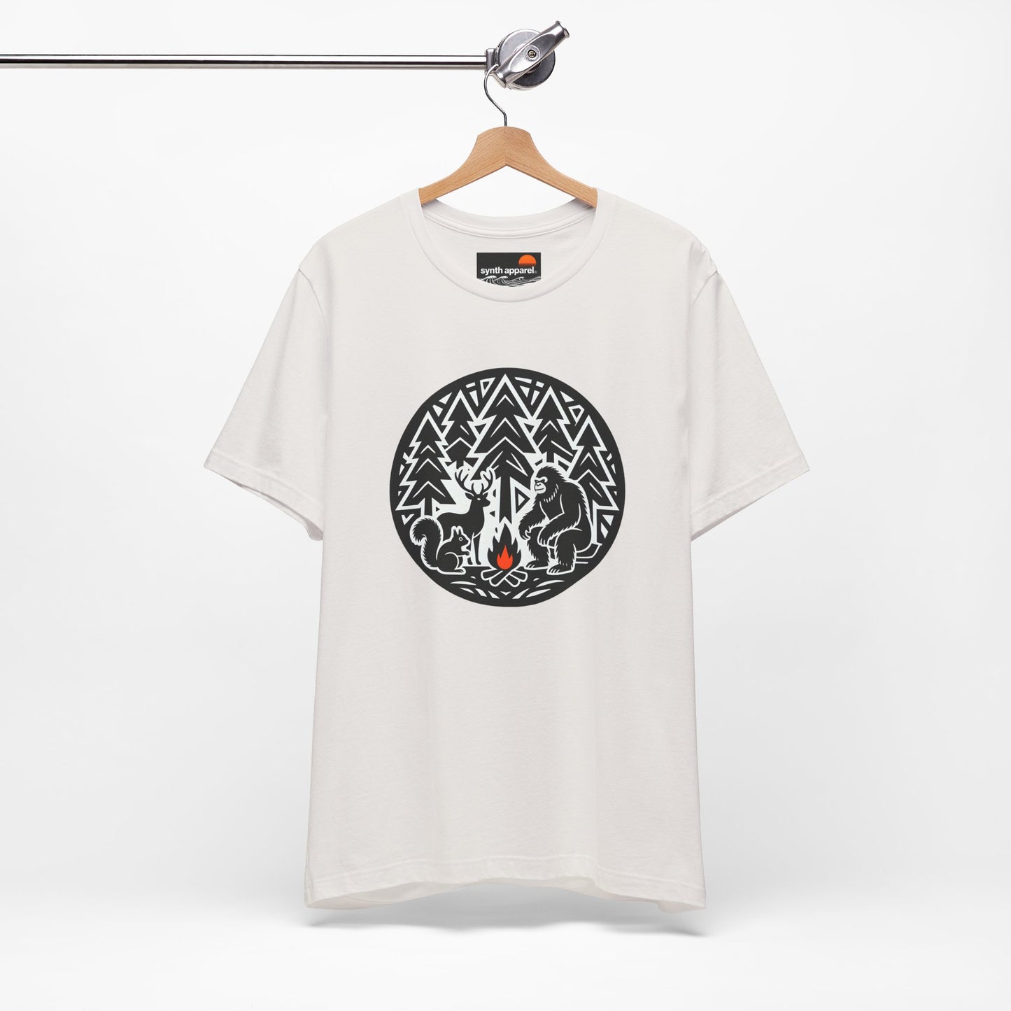 Deer Squirrel Sasquatch Holiday Campfire