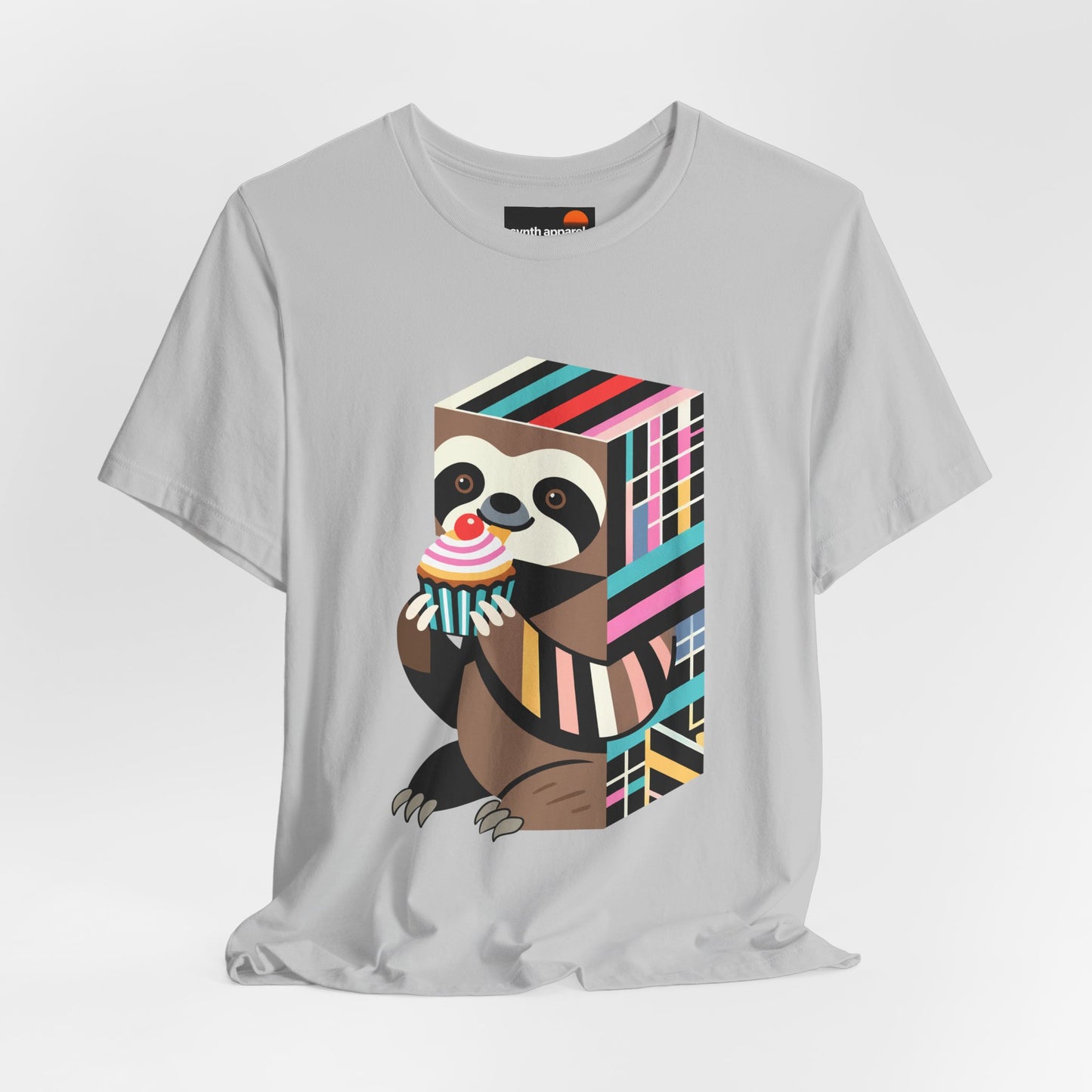 Sloth Eating Cupcake