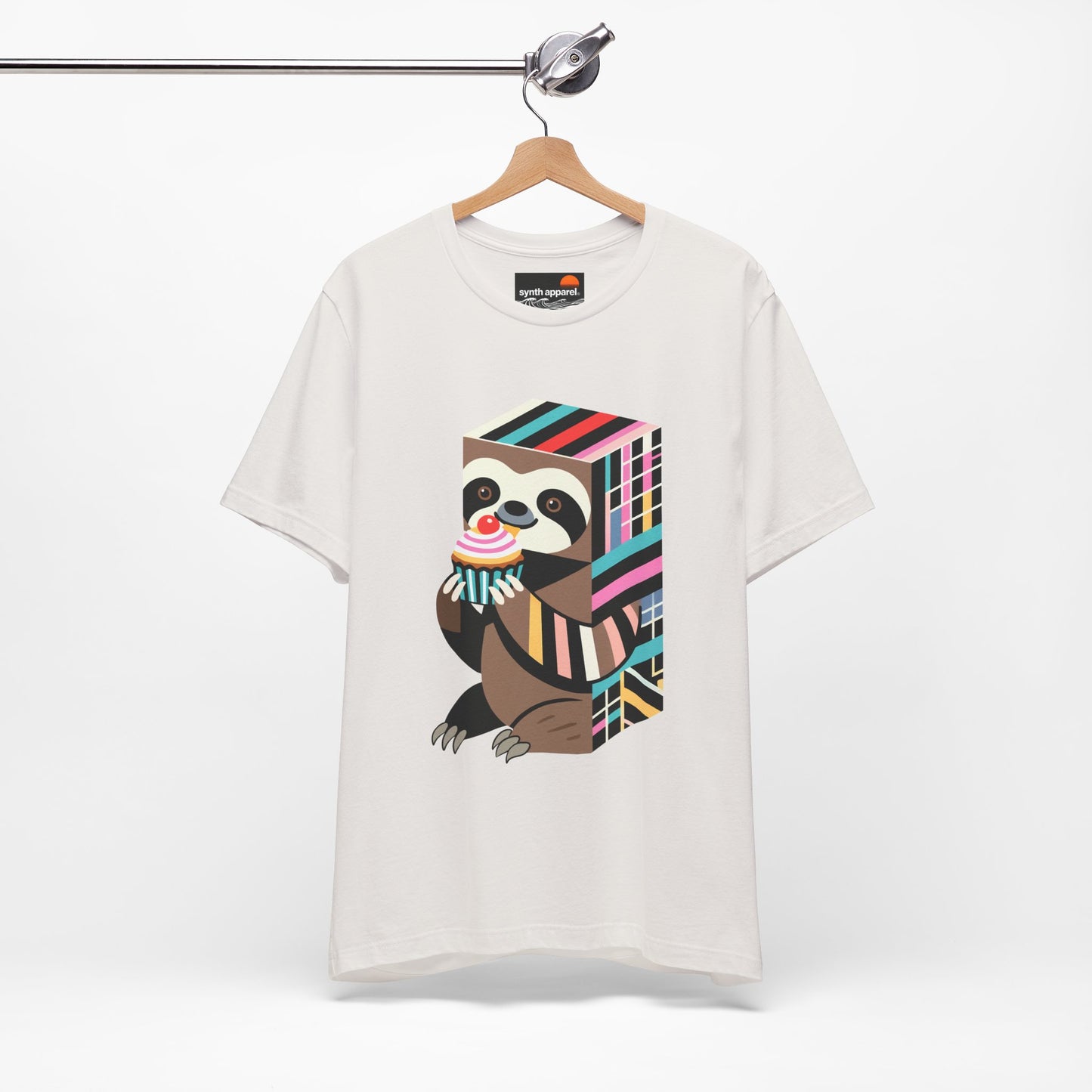 Sloth Eating Cupcake