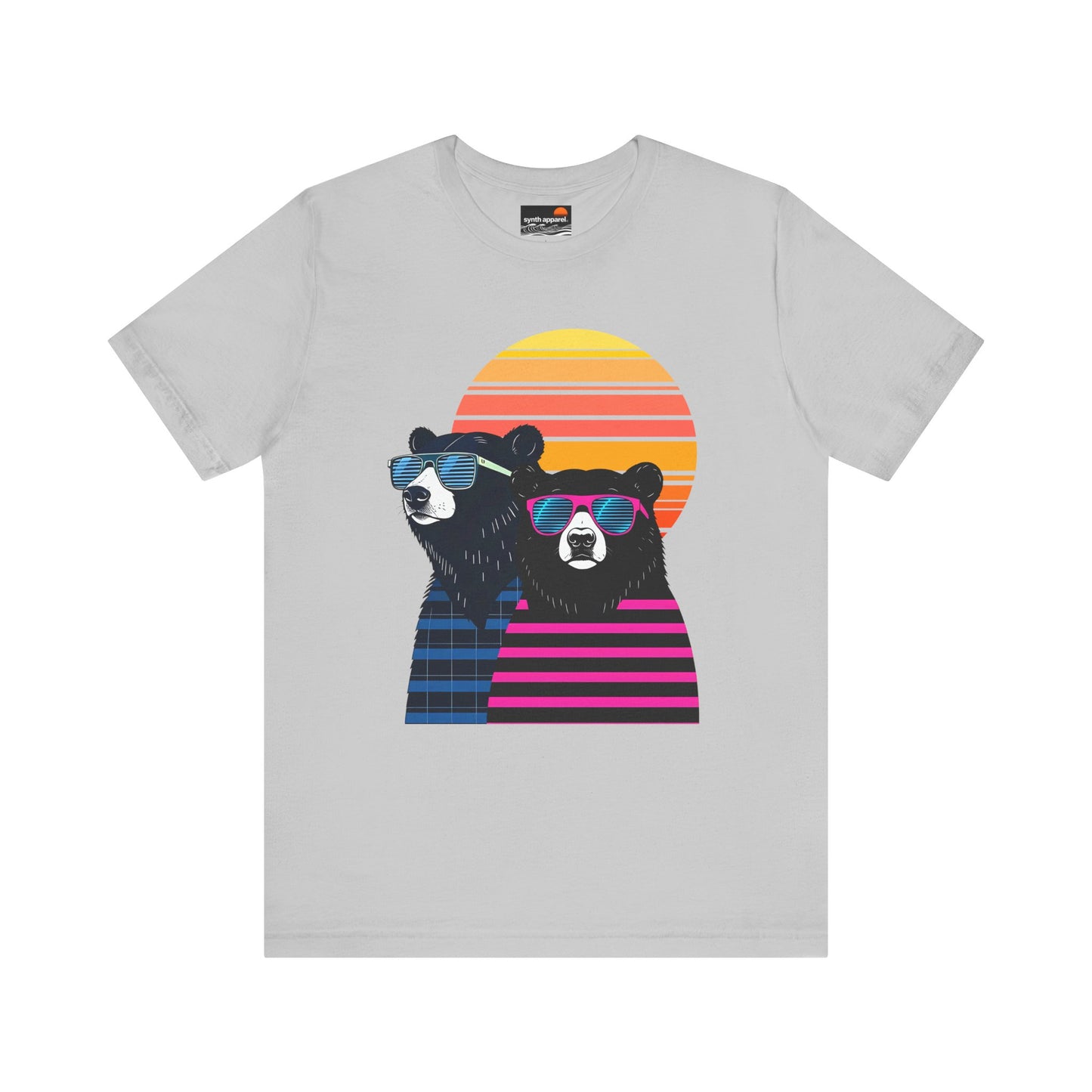 Black Bears Stripes and Plaid