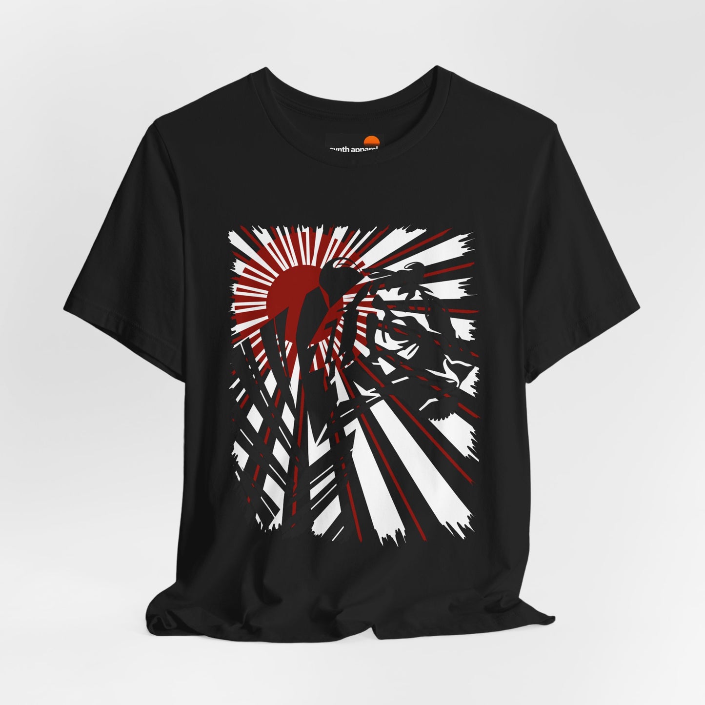 Tiger with Red Sunrays