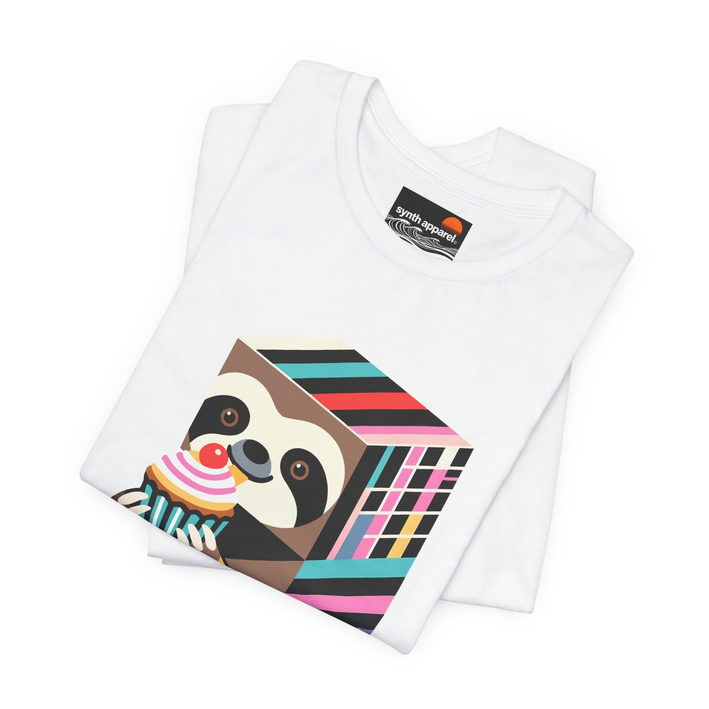 Sloth Eating Cupcake