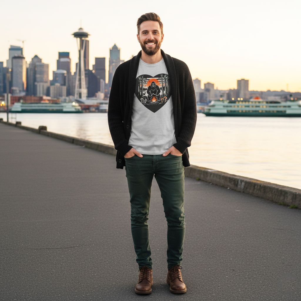 Sasquatch & Friends Roasting Marshmallows