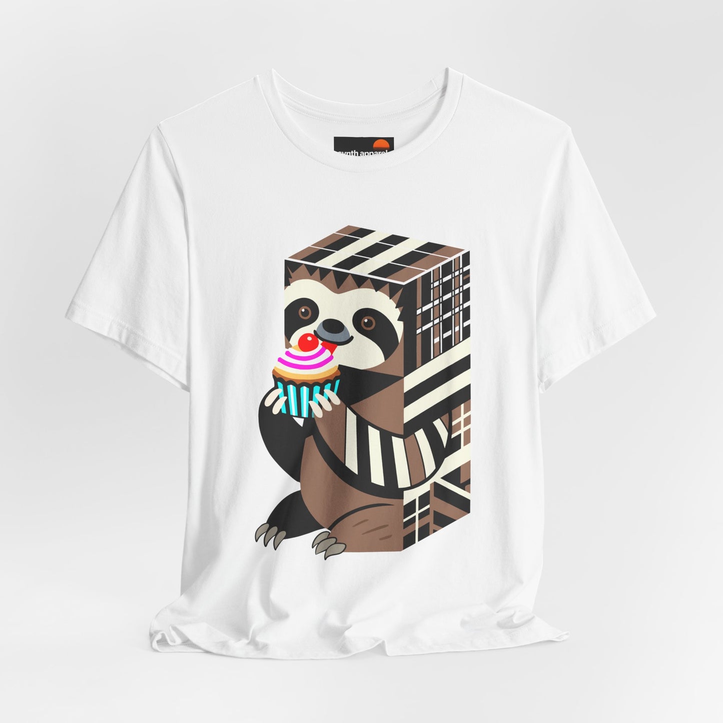 Sloth Eating Cupcake