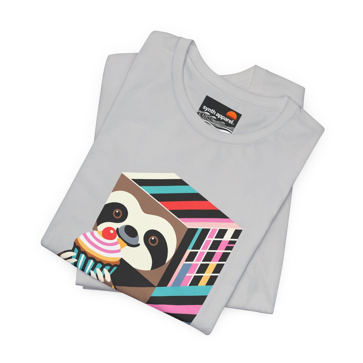 Sloth Eating Cupcake