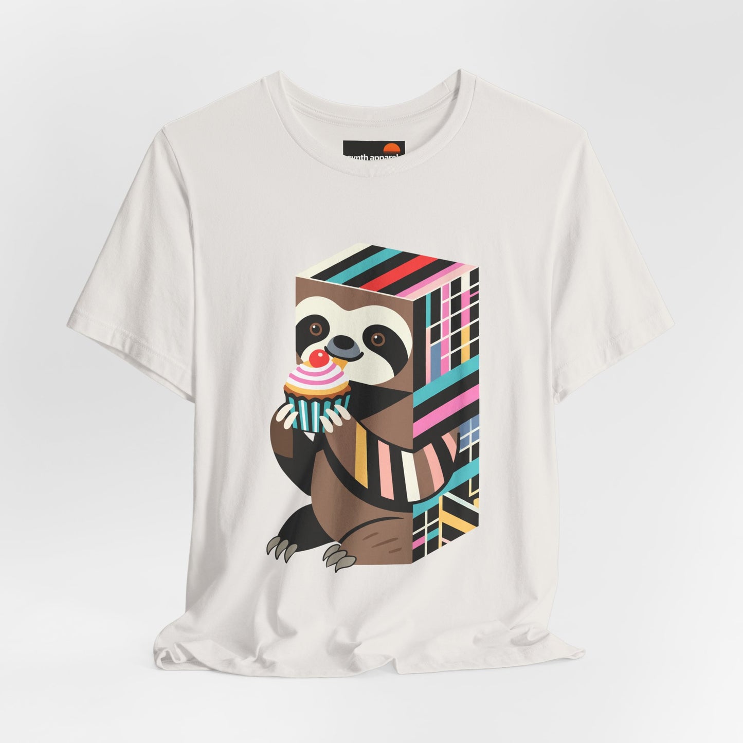 Sloth Eating Cupcake