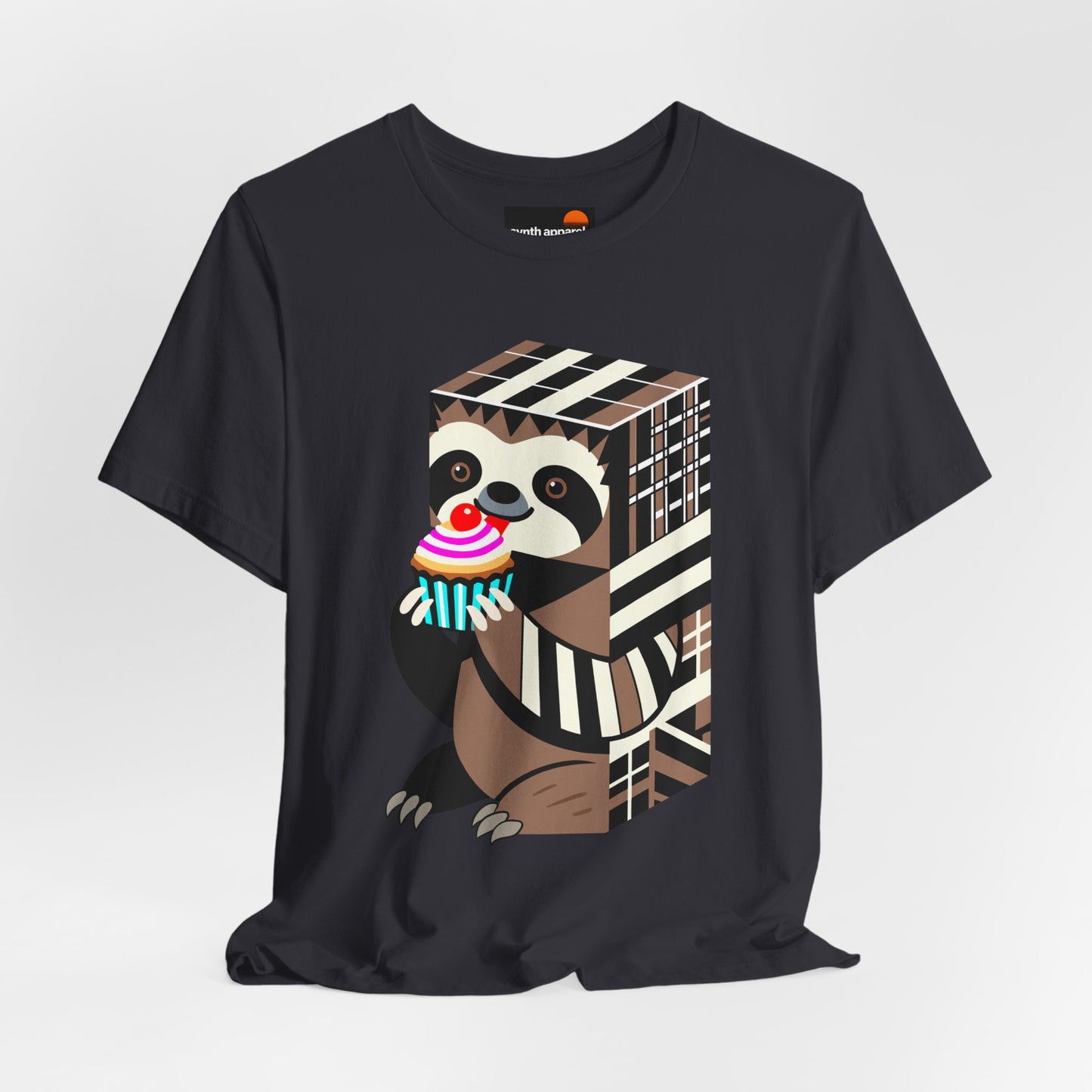 Sloth Eating Cupcake