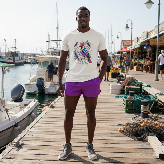 Cardinals Sitting on Tree Branches